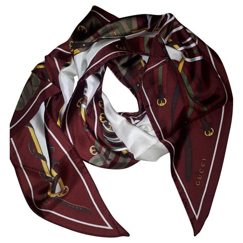 foulard gucci femme soie